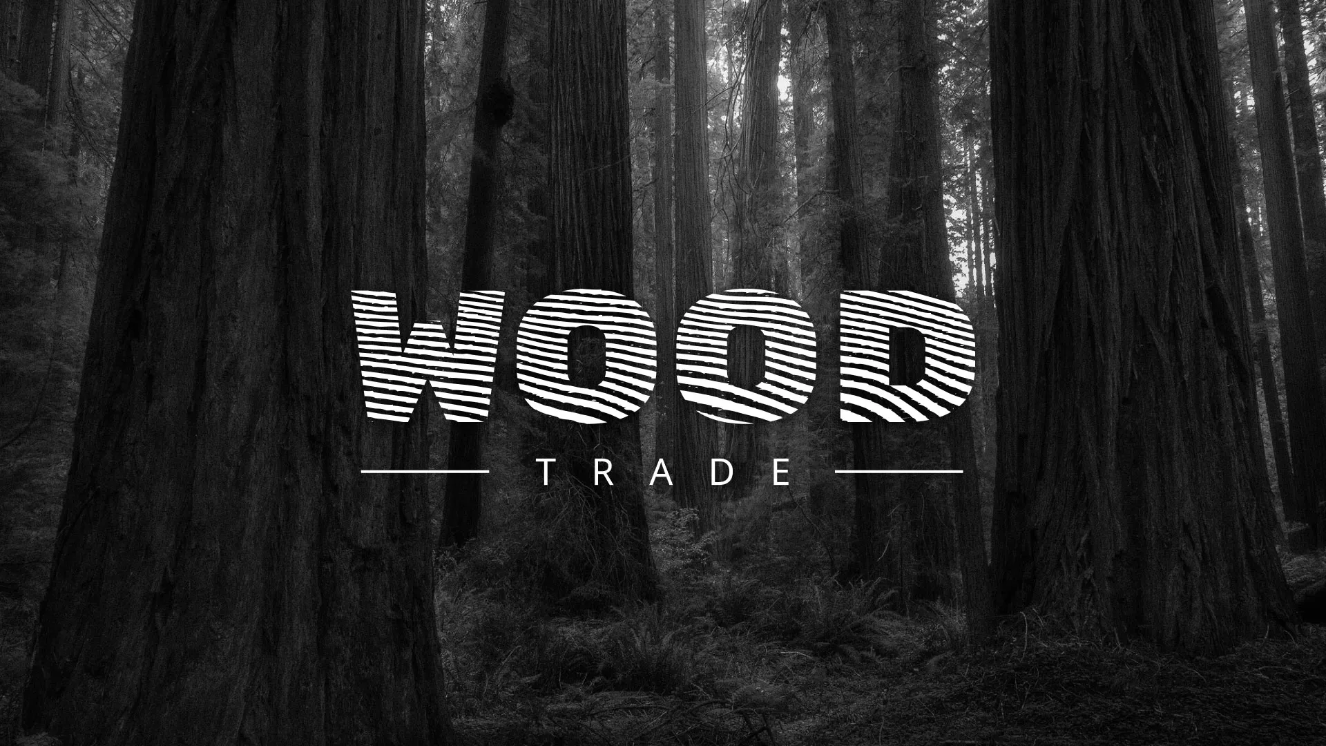 Разработка логотипа для компании «Wood Trade» в Удачном